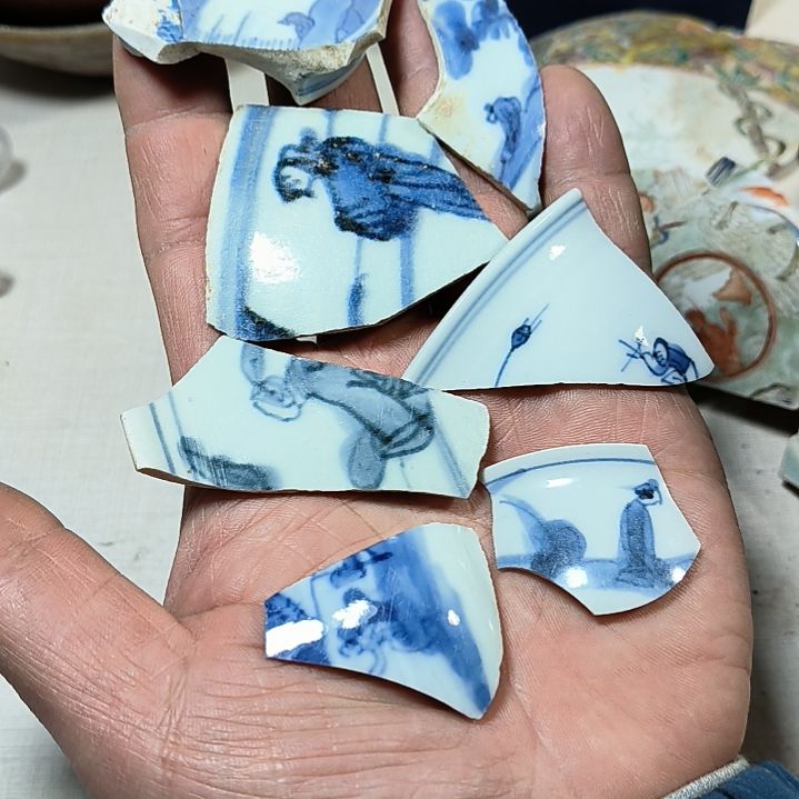 摆件瓷片瓷片瓷片瓷片