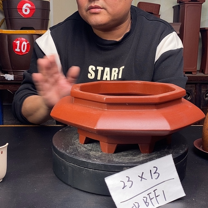 紫砂花盆货号一只BFF1