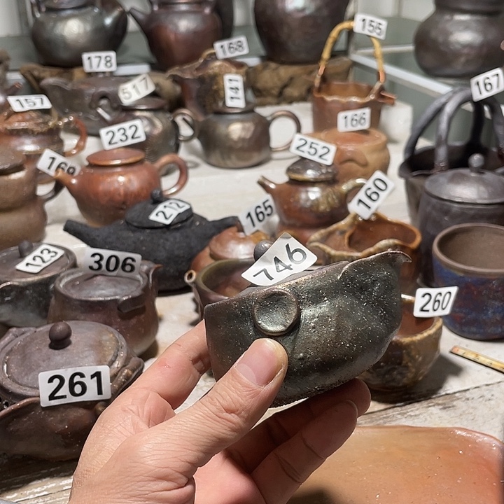 纯手工柴烧茶具精品746