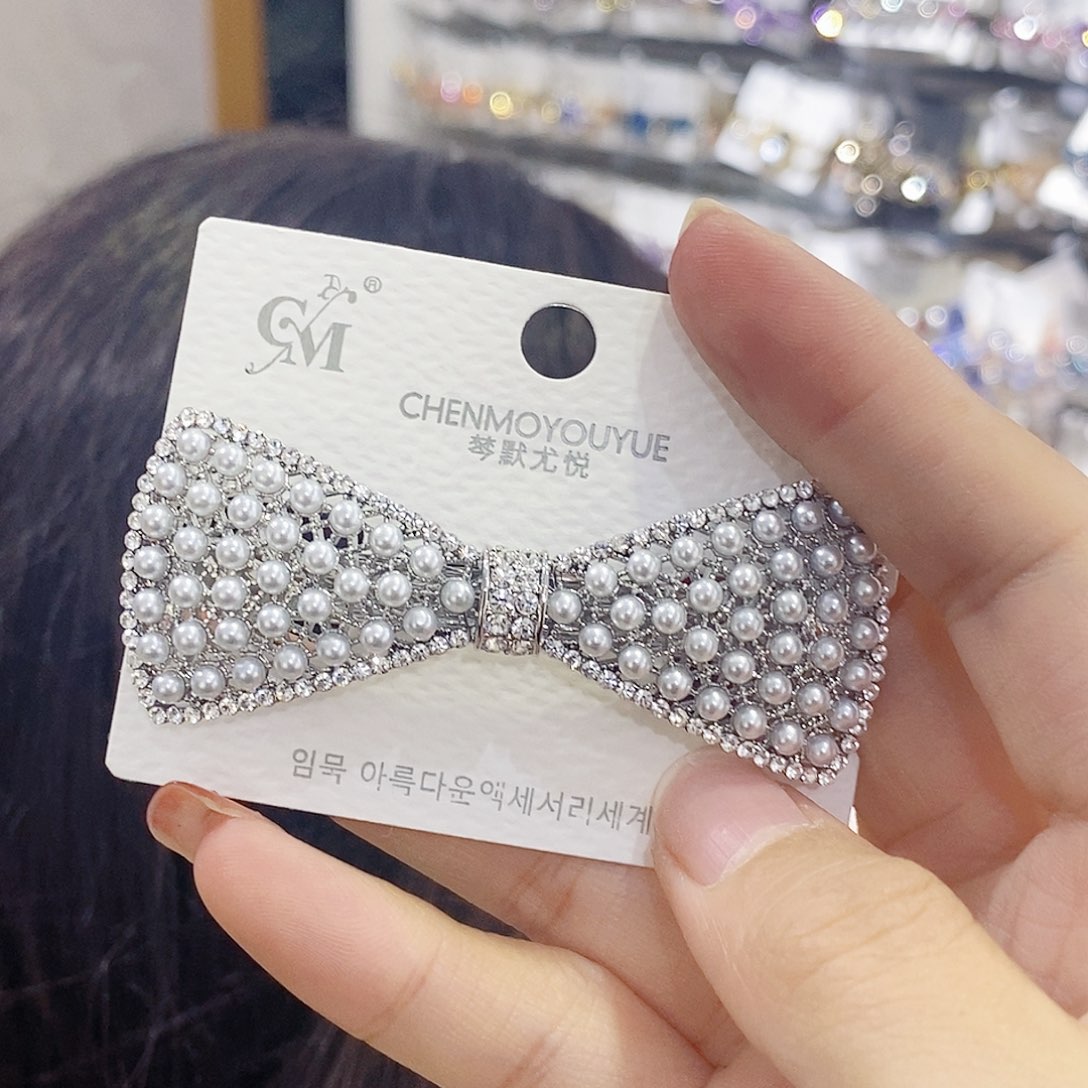 仿水晶合金弹簧夹