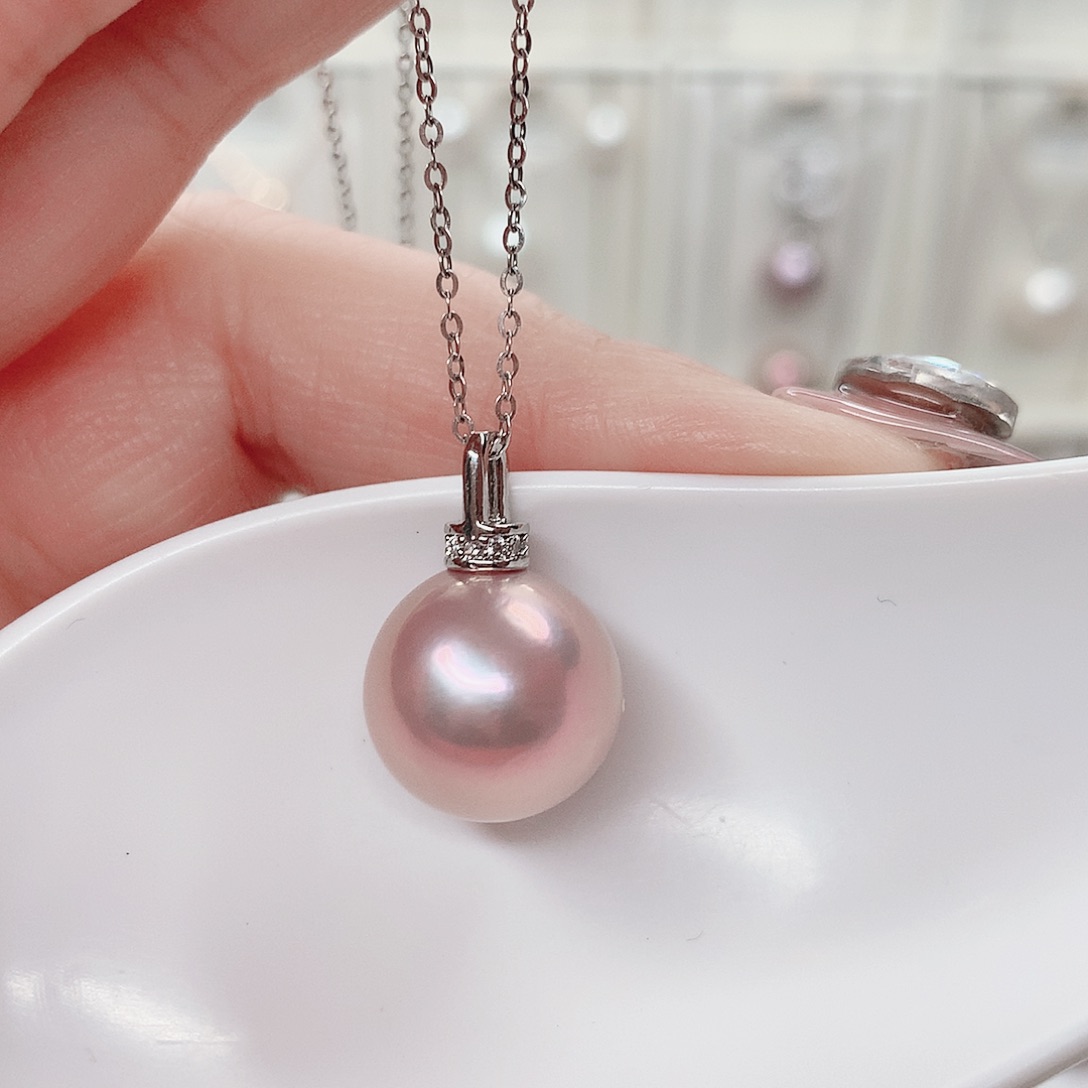 淡水珍珠吊坠(赠链)合金