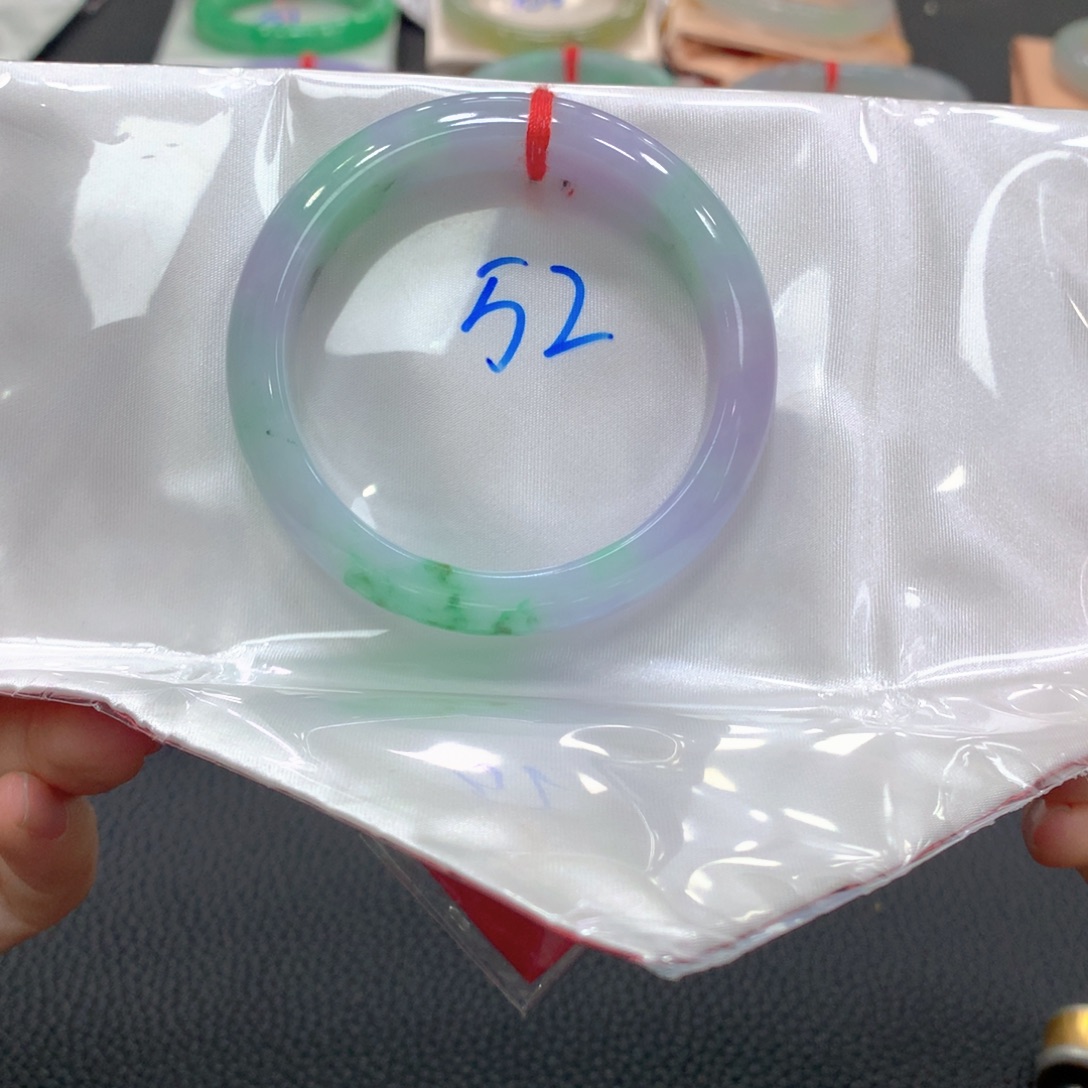 翡翠未镶嵌手镯9号