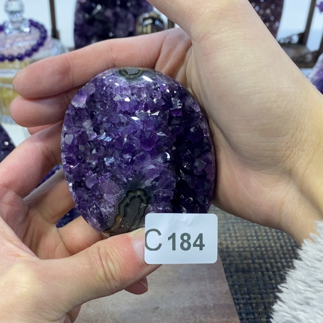 紫晶摆件摆件未镶嵌