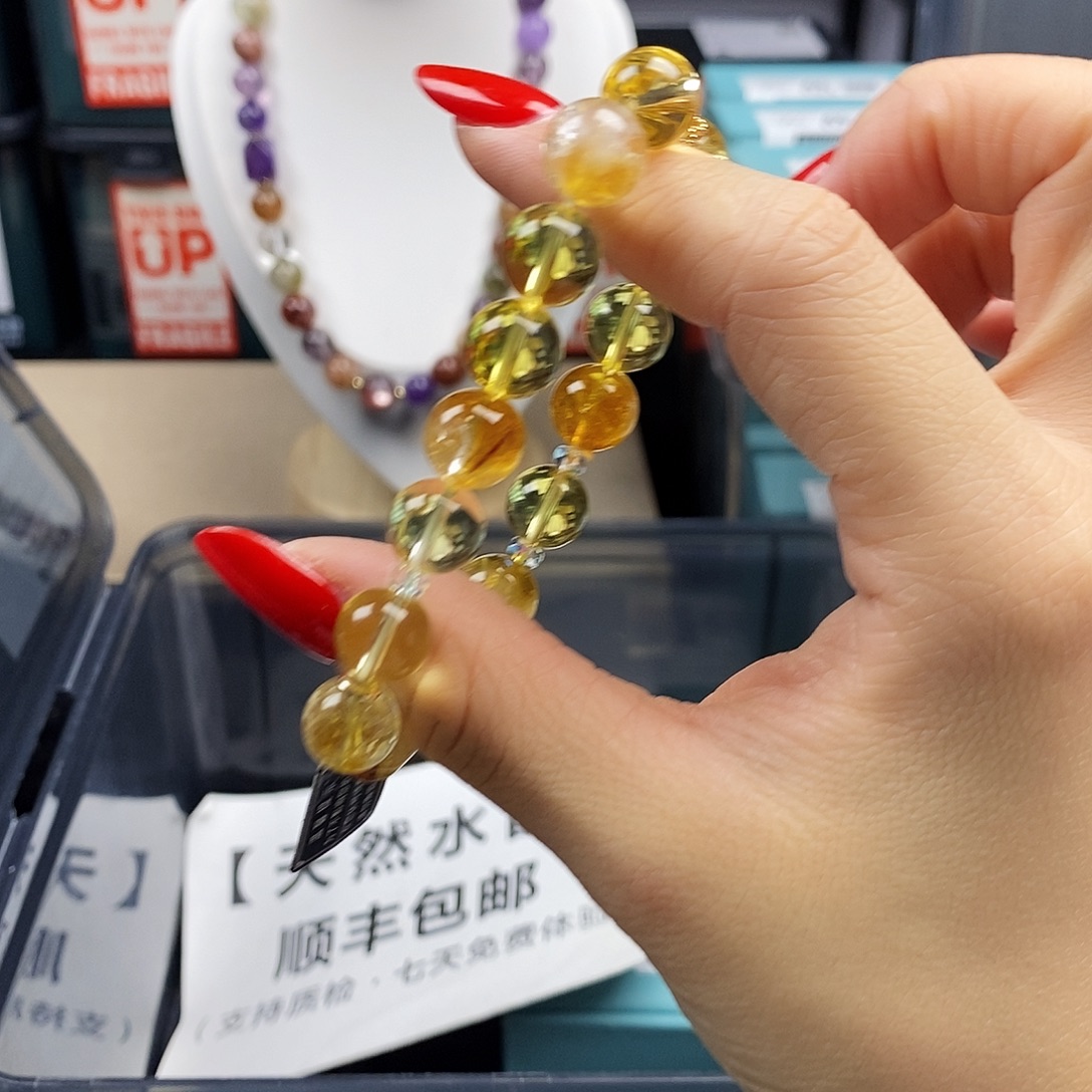 手链水晶银S925镶嵌