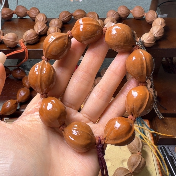 手串/手链橄榄核梅林铁核22528抛光