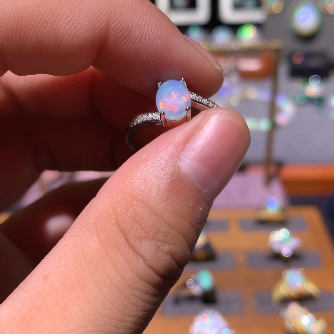 欧泊合金欧泊戒指