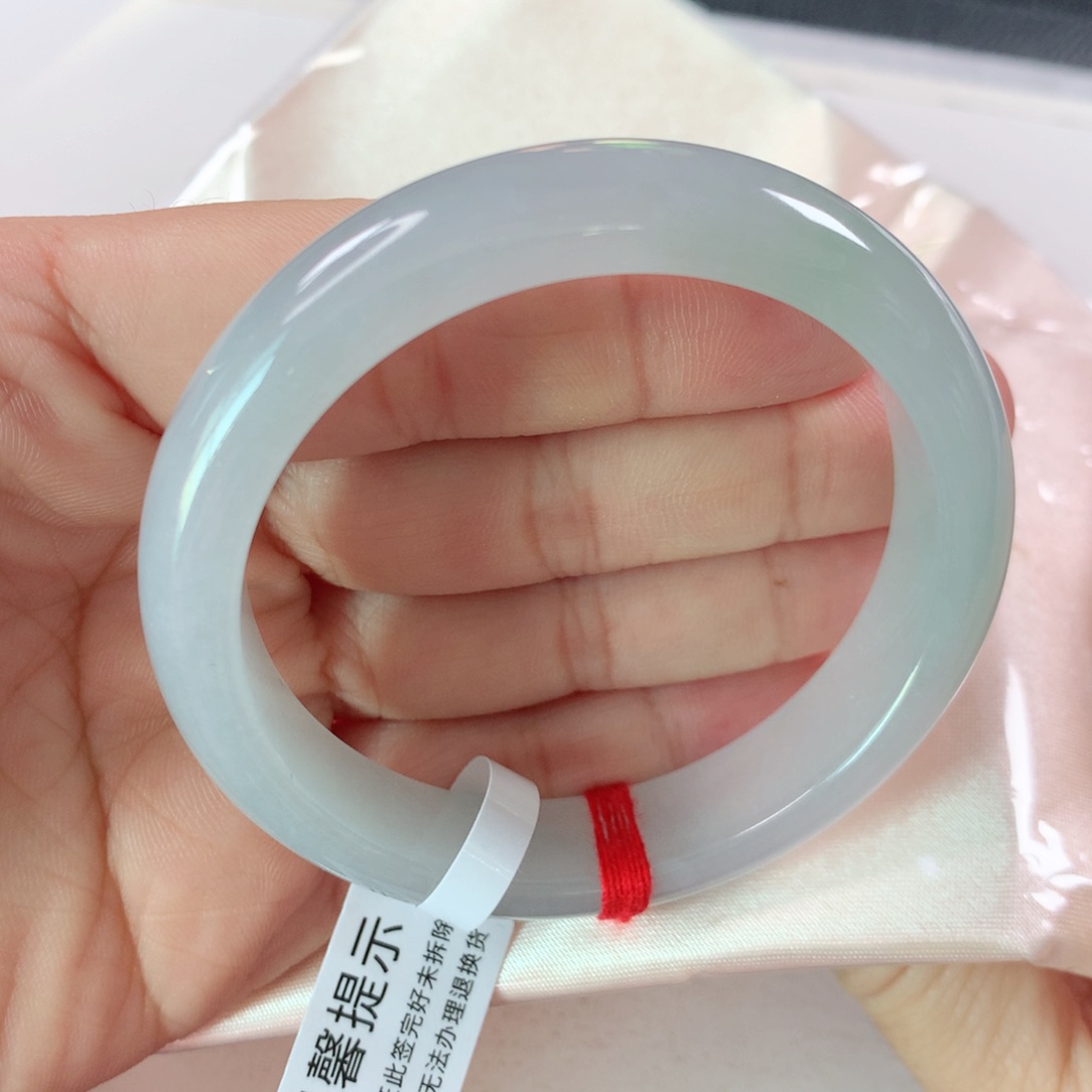 未镶嵌手镯翡翠高货瑕疵漏漏镯221