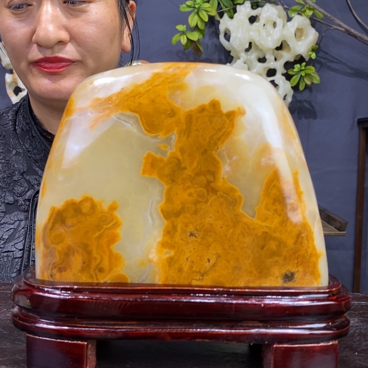 石材精品古青石摆件