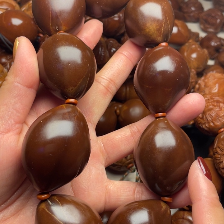 明***夜橄榄核吊坠橄榄核手持