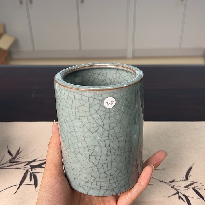 龙泉云间青瓷小米茶器