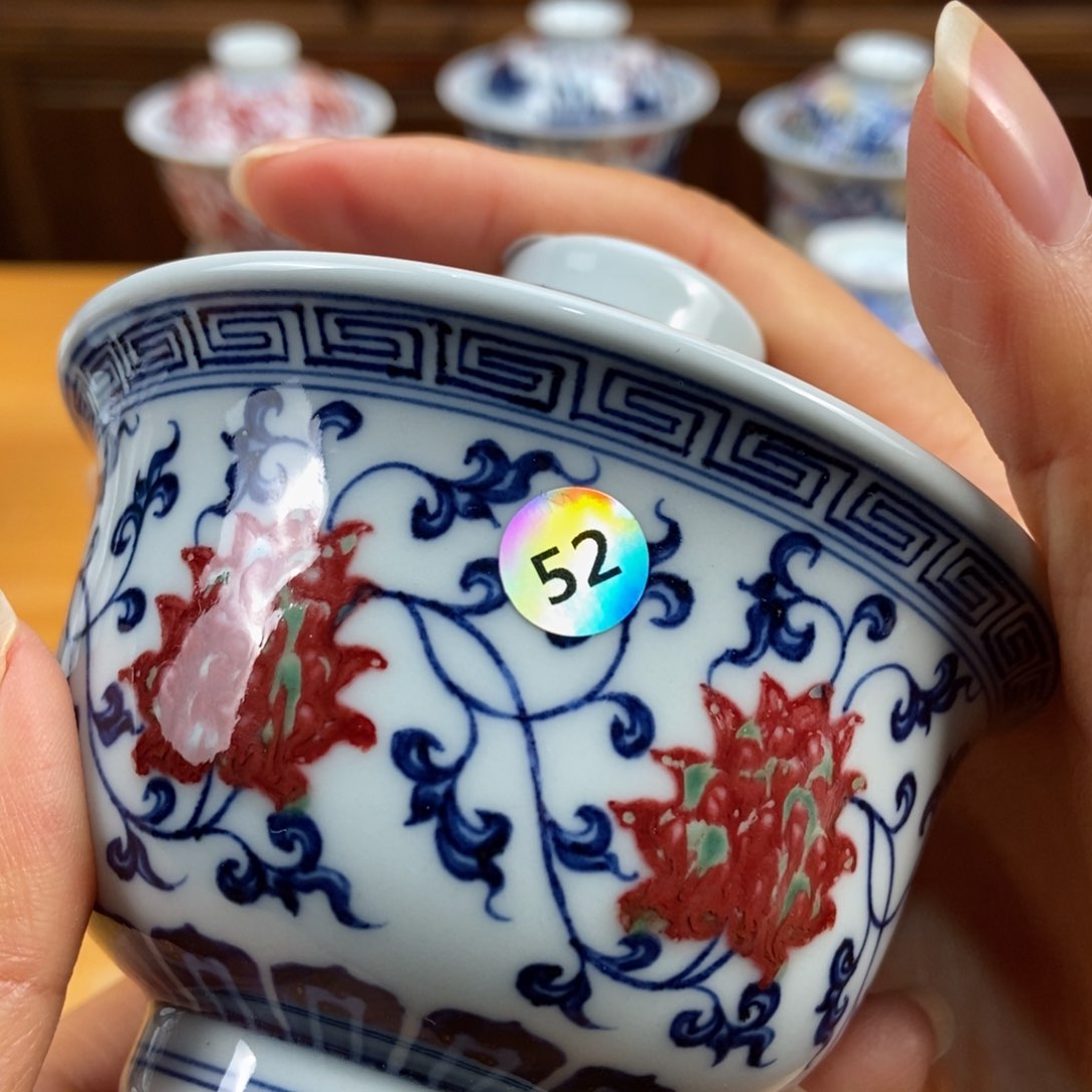 手绘现代茶具非古董