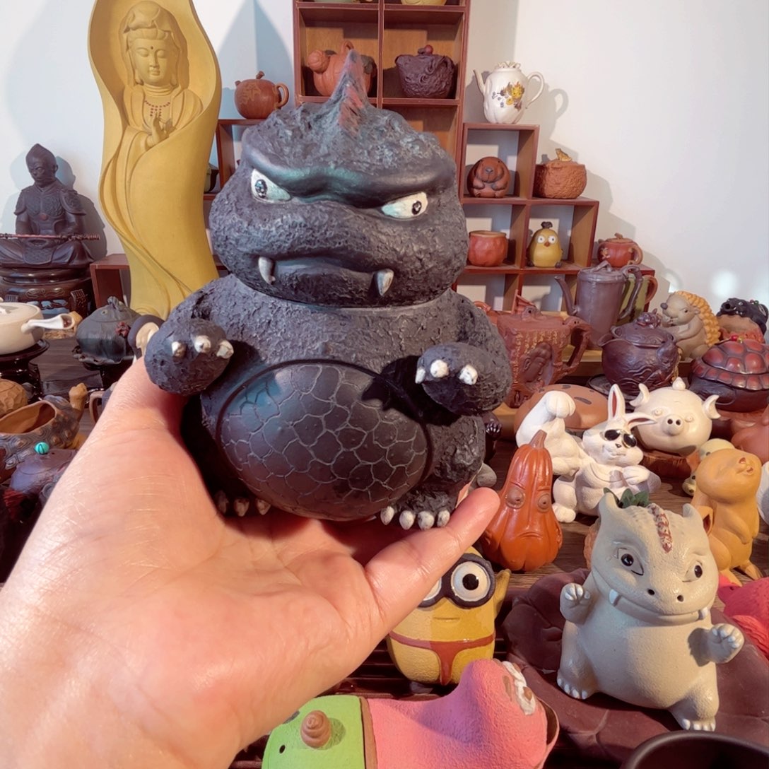 紫砂茶壶静**雨纯手工制作过程非常