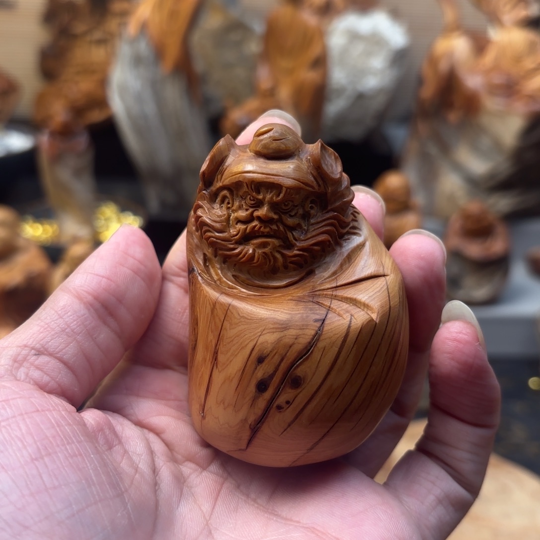 柏木太行崖柏手工雕刻