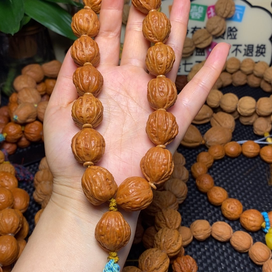文玩核桃手串20蛤蟆手持