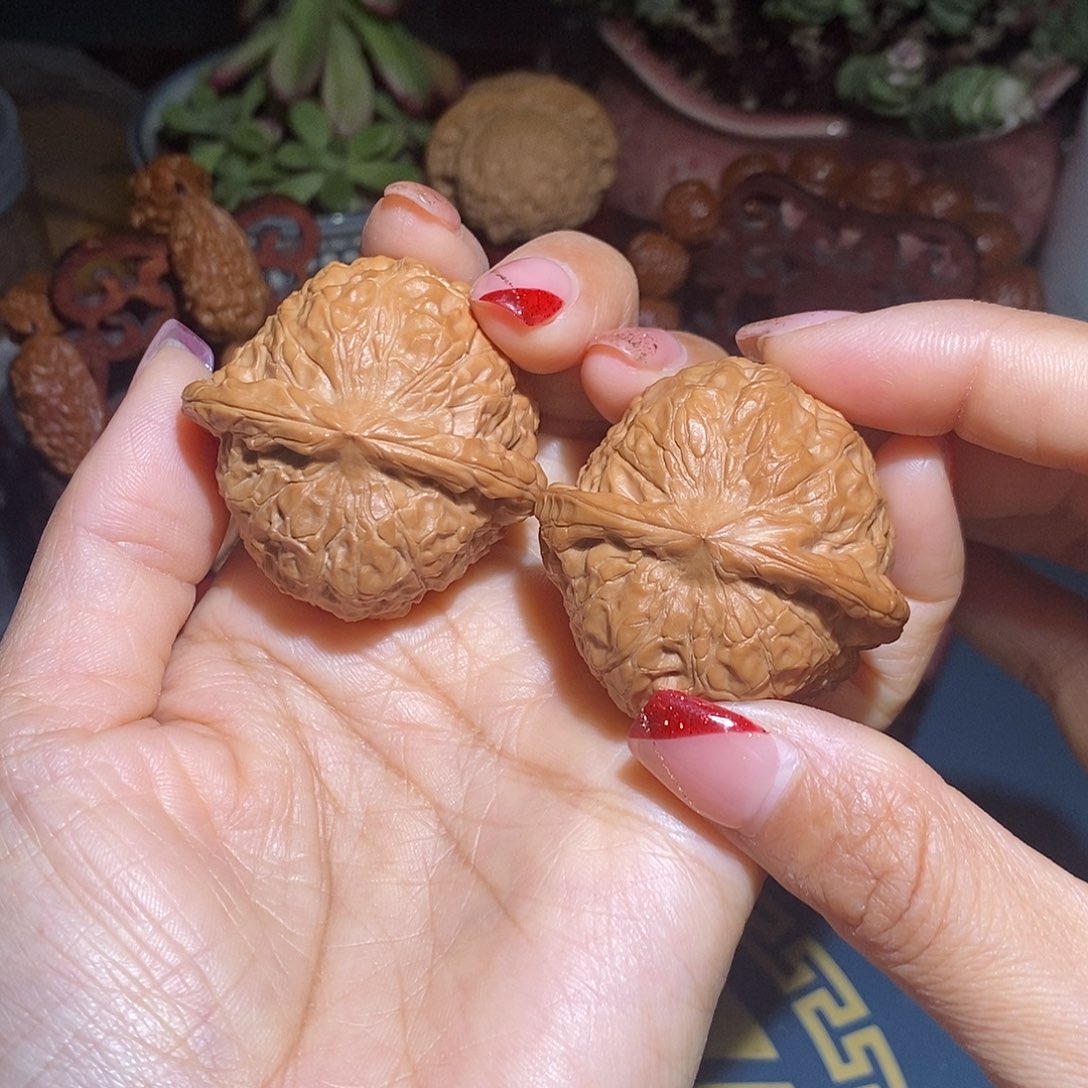 文玩核桃把件44南瓜墩