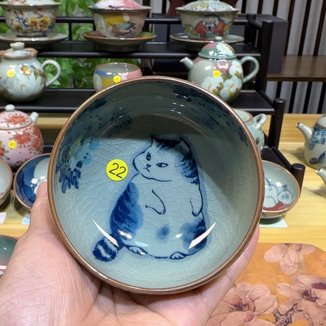 景德镇陶瓷手绘茶具