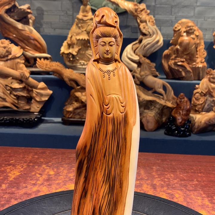 柏木（崖柏）根雕摆件