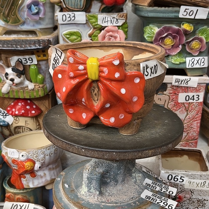 粗陶材质多肉花盆