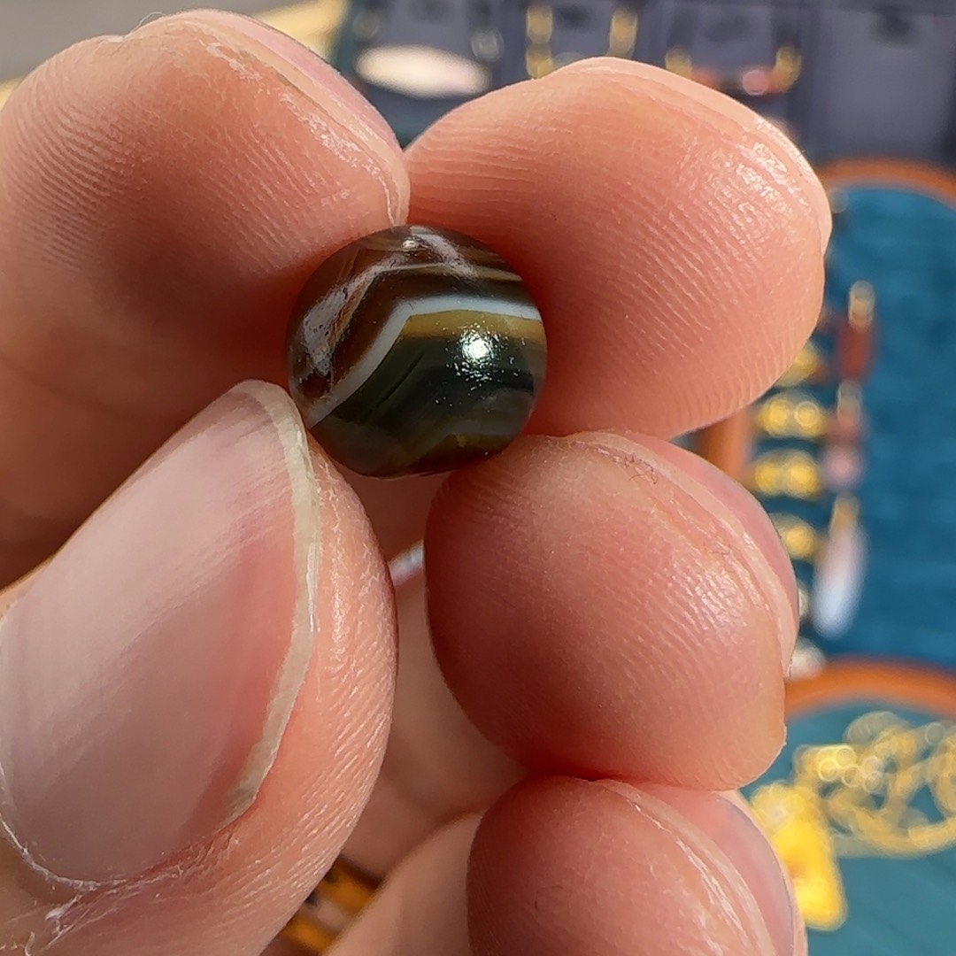 玛瑙/玉髓四色药师未镶嵌