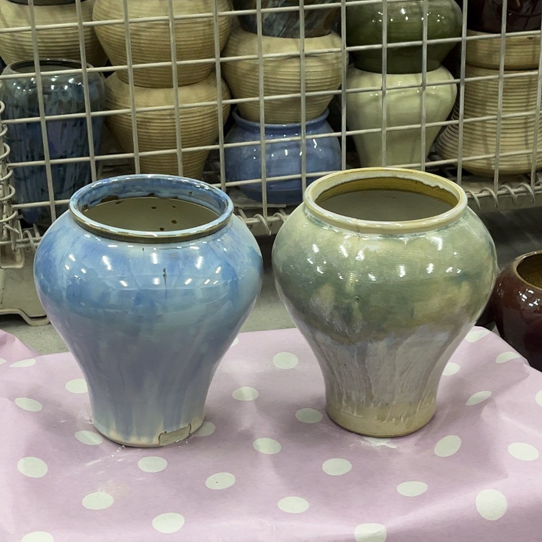 微瑕口径11高度17两个装