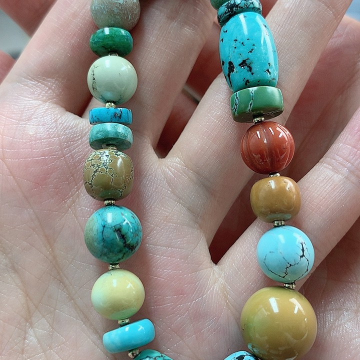 绿松石珠宝奇石未镶嵌