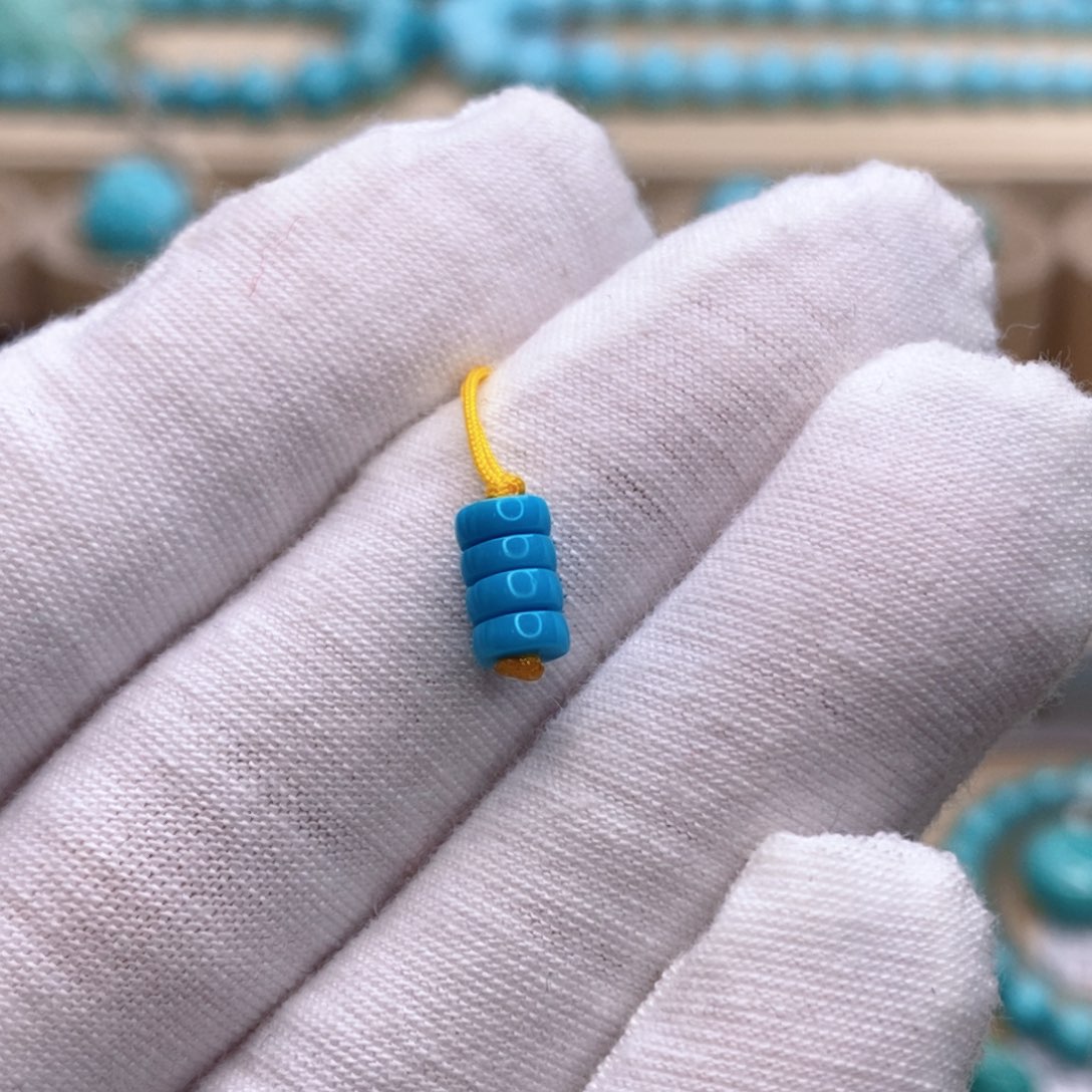 绿松石未镶嵌珠宝奇石4.6mm