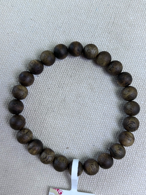 沉香08圆珠单圈手串散发花果香 4克加