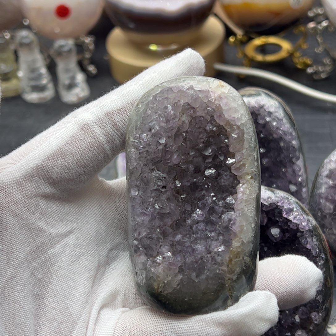 珠宝半成品未镶嵌水晶紫水晶镇61