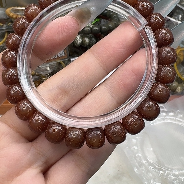 星月菩提手串151尽头粉冰玉化果冻98