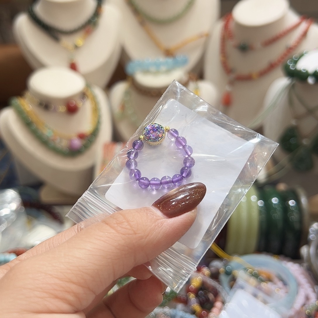 未镶嵌戒指玛瑙/玉髓咖**+