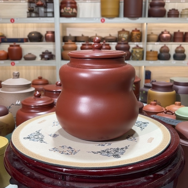 紫砂茶叶罐茶叶罐微瑕