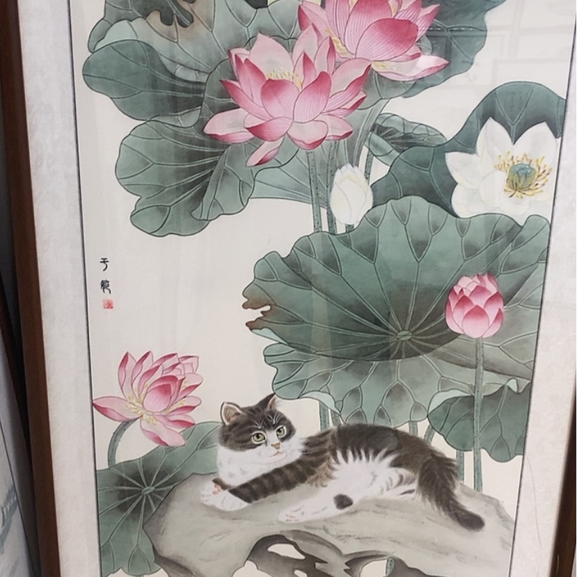 【闪购商品】国画手绘国画工笔带框