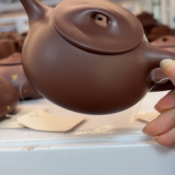 茶壶紫砂宜兴原矿老紫泥250