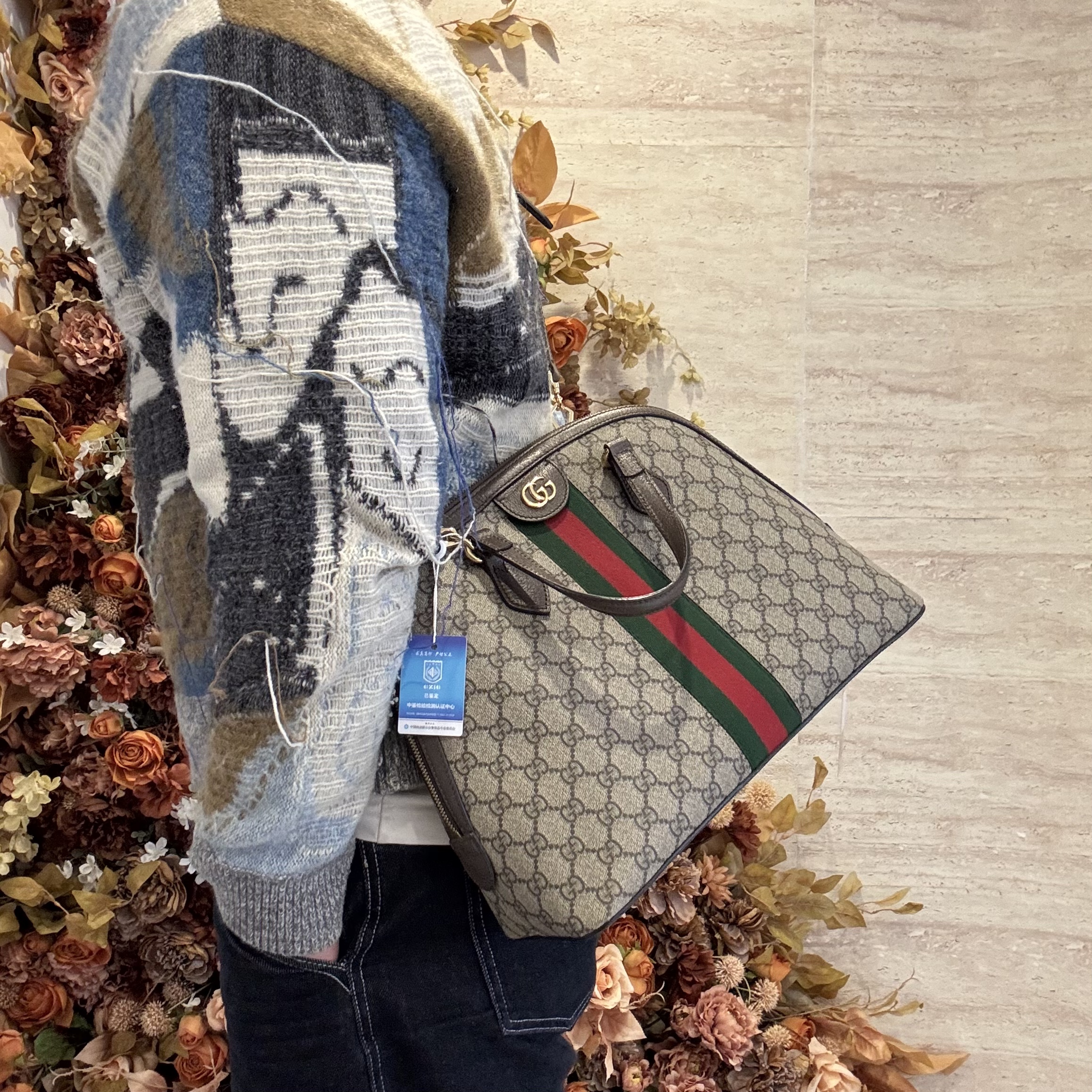 95新 GUCCI/古驰 冰冰中古/GUCCI/ophidia/贝壳包/10616637