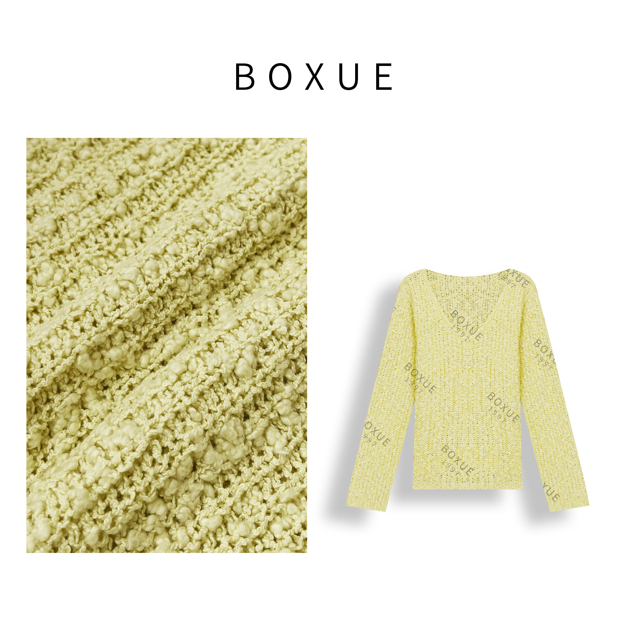 BOXUE“遐想”2025春季新款轻奢打底纯色圆领 T恤 #250211T160