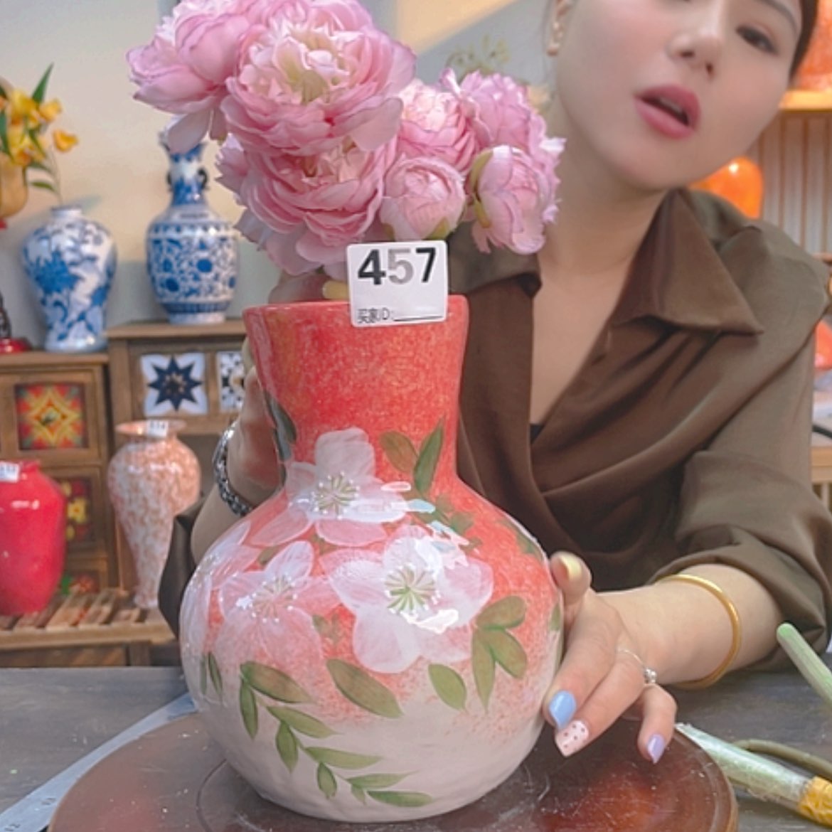 【闪购商品】摆件景德镇陶瓷花瓶457