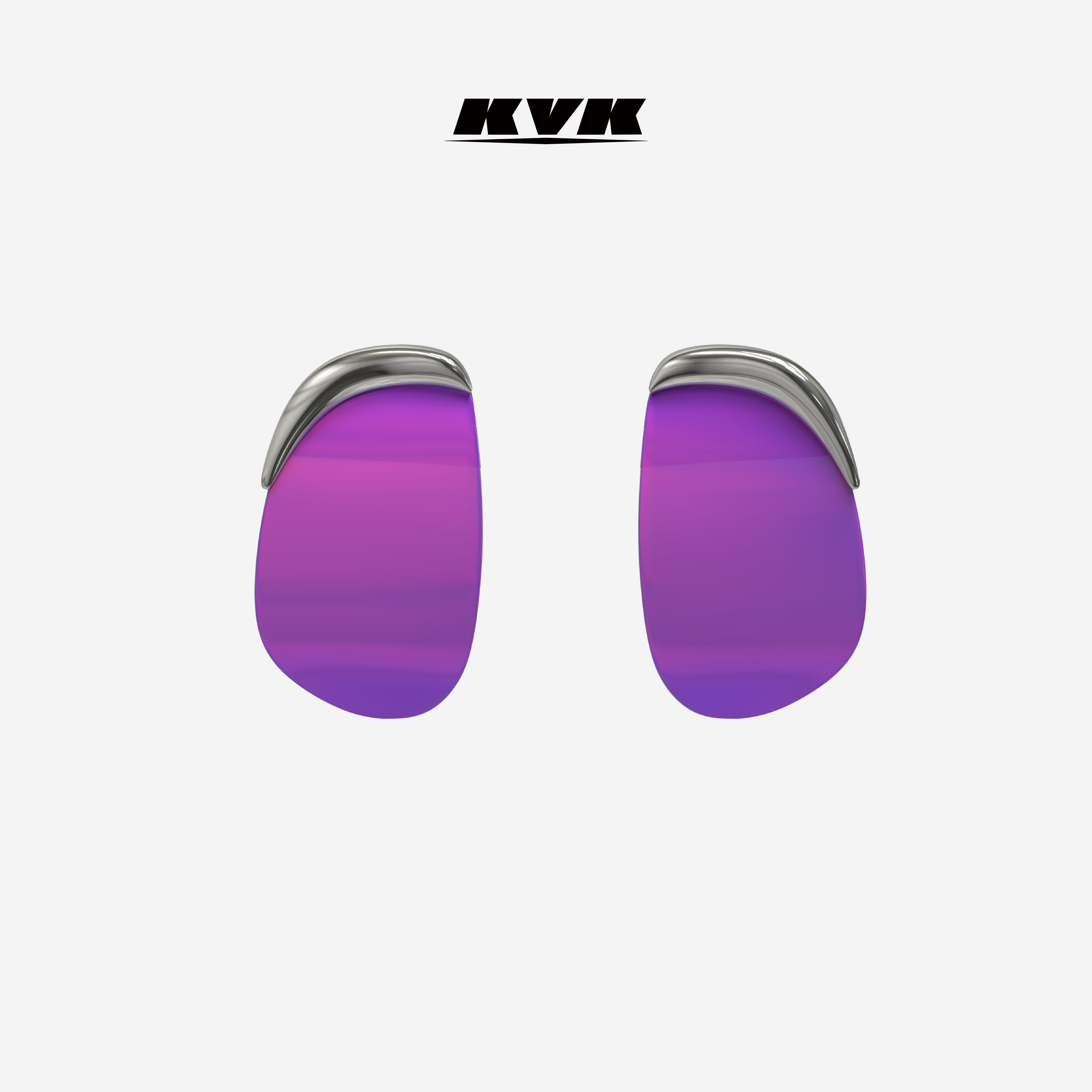 KVK  OVERDRIVE 超速系列雾霭耳钉明星同款饰品小众饰品耳饰