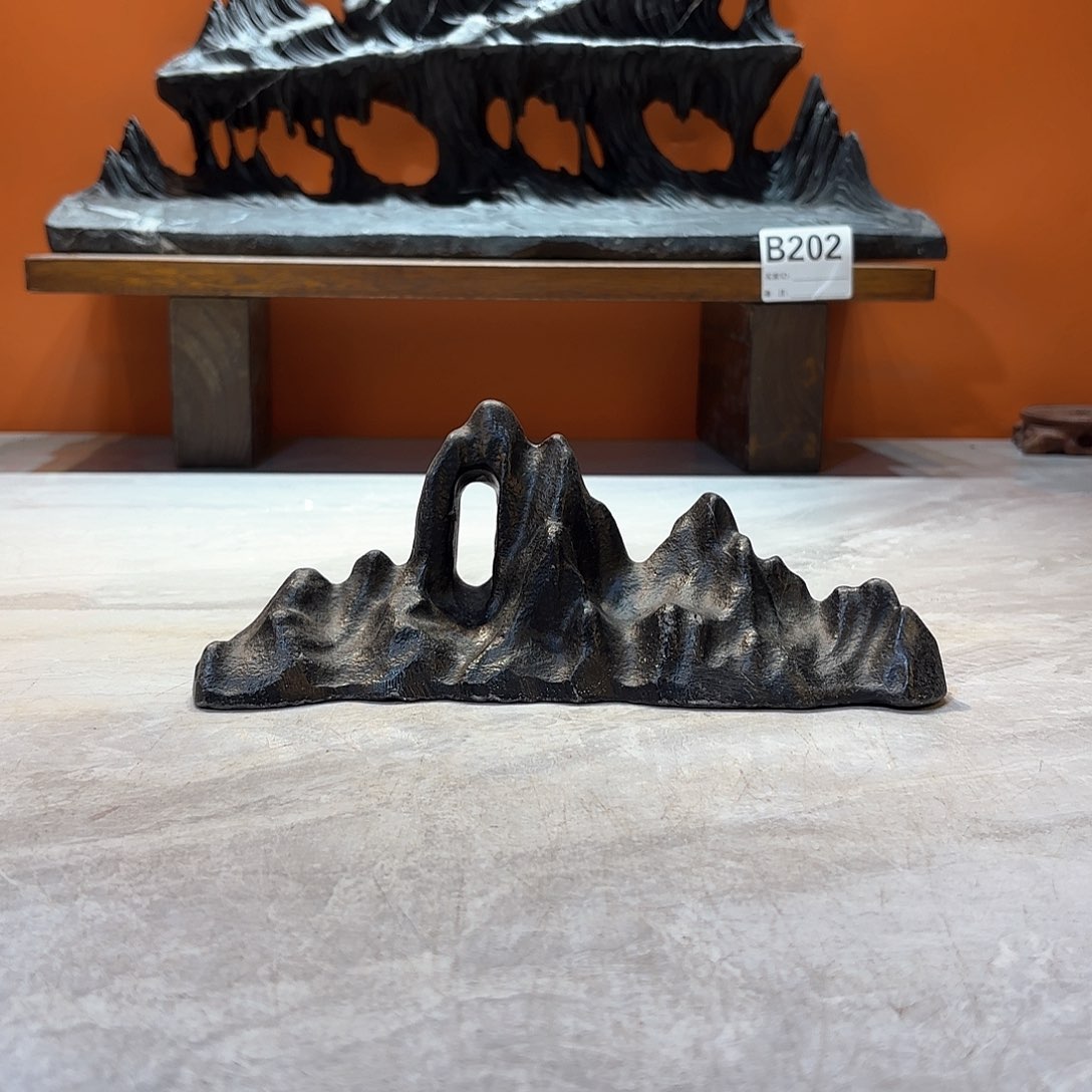 摆件酷*灵璧石奇石摆件