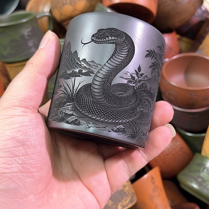 茶杯紫砂全手工紫砂主人杯