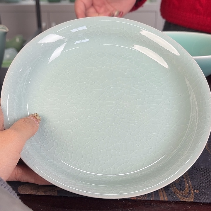 龙泉云间青瓷小米茶器