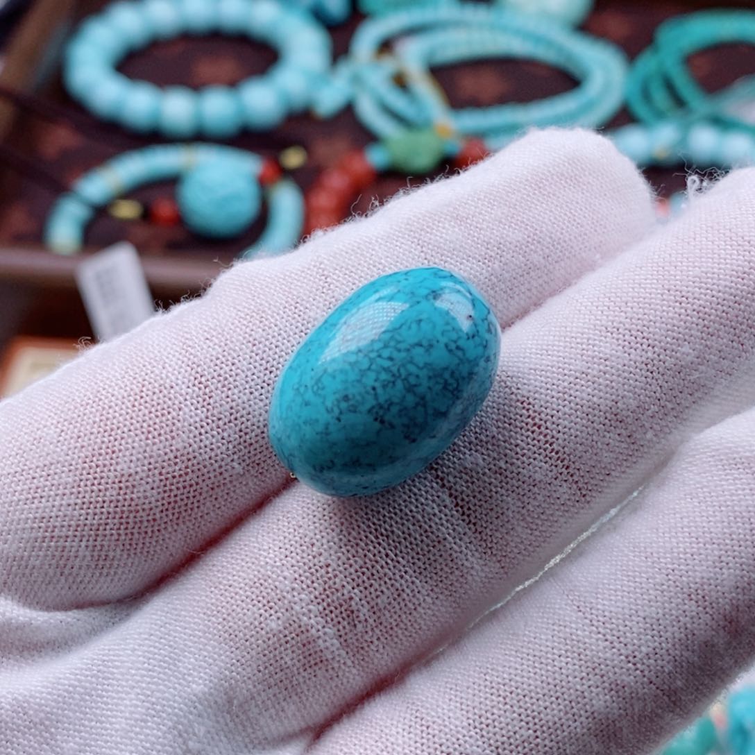 绿松石珠宝奇石未镶嵌小****歪