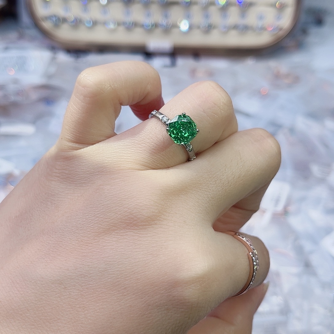 莫桑石非金属B四爪皇冠玫瑰