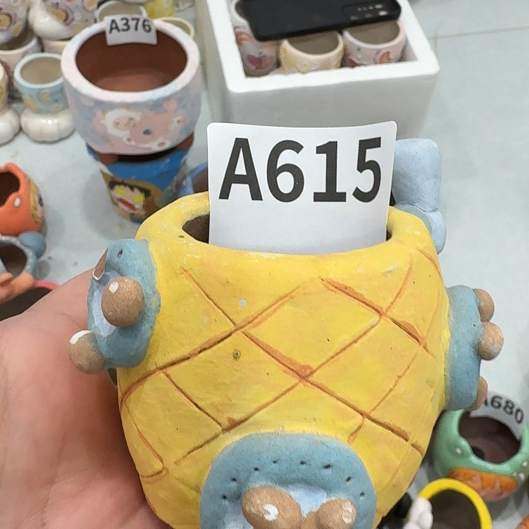 奕***艺手工瑕疵多肉花盆