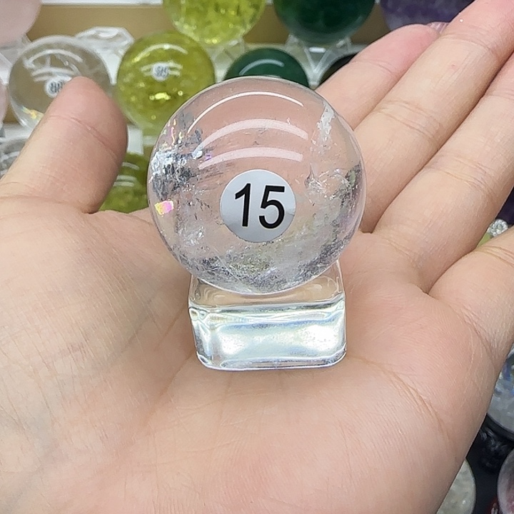 幸***星水晶未镶嵌珠宝半成品