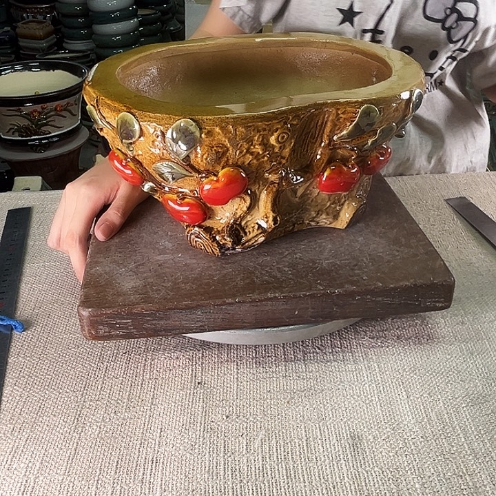 泳坤堂石湾盆陶瓷