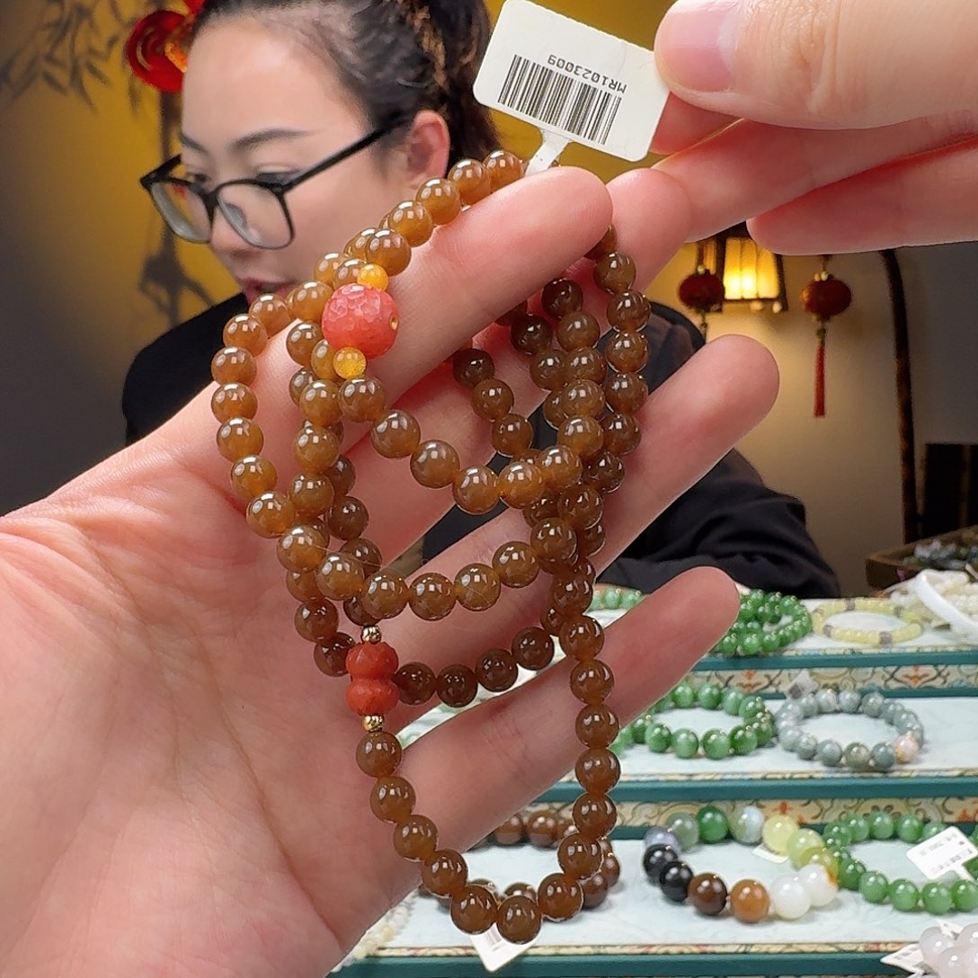 和田玉手串未镶嵌