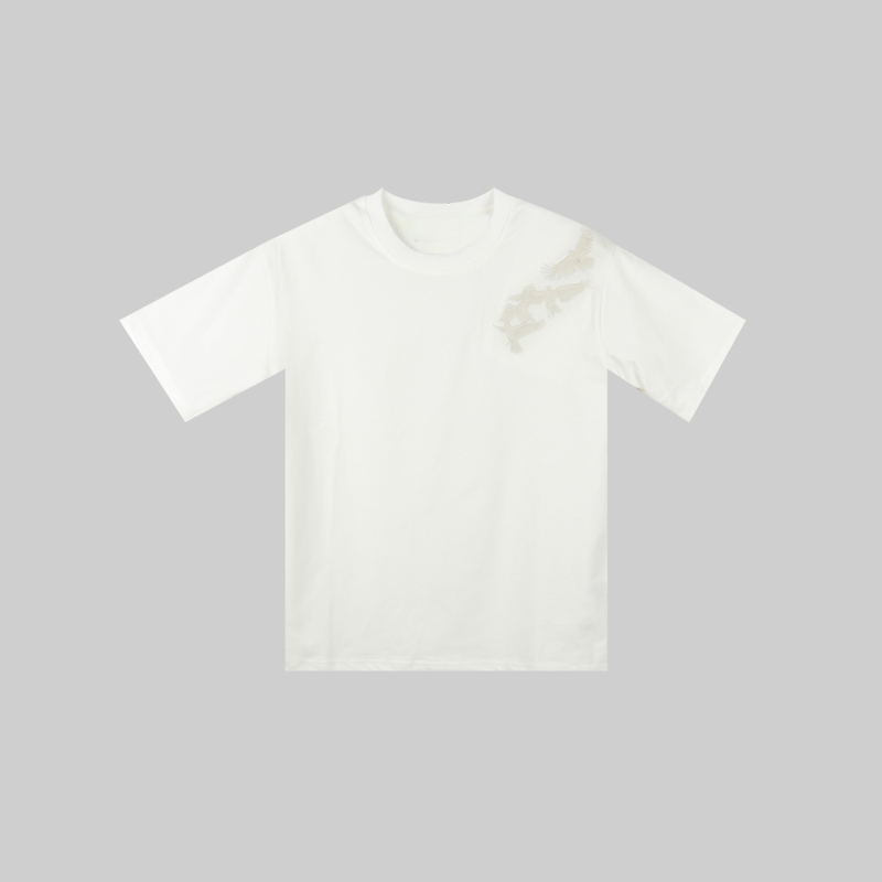 男士休闲光变和平鸽T恤