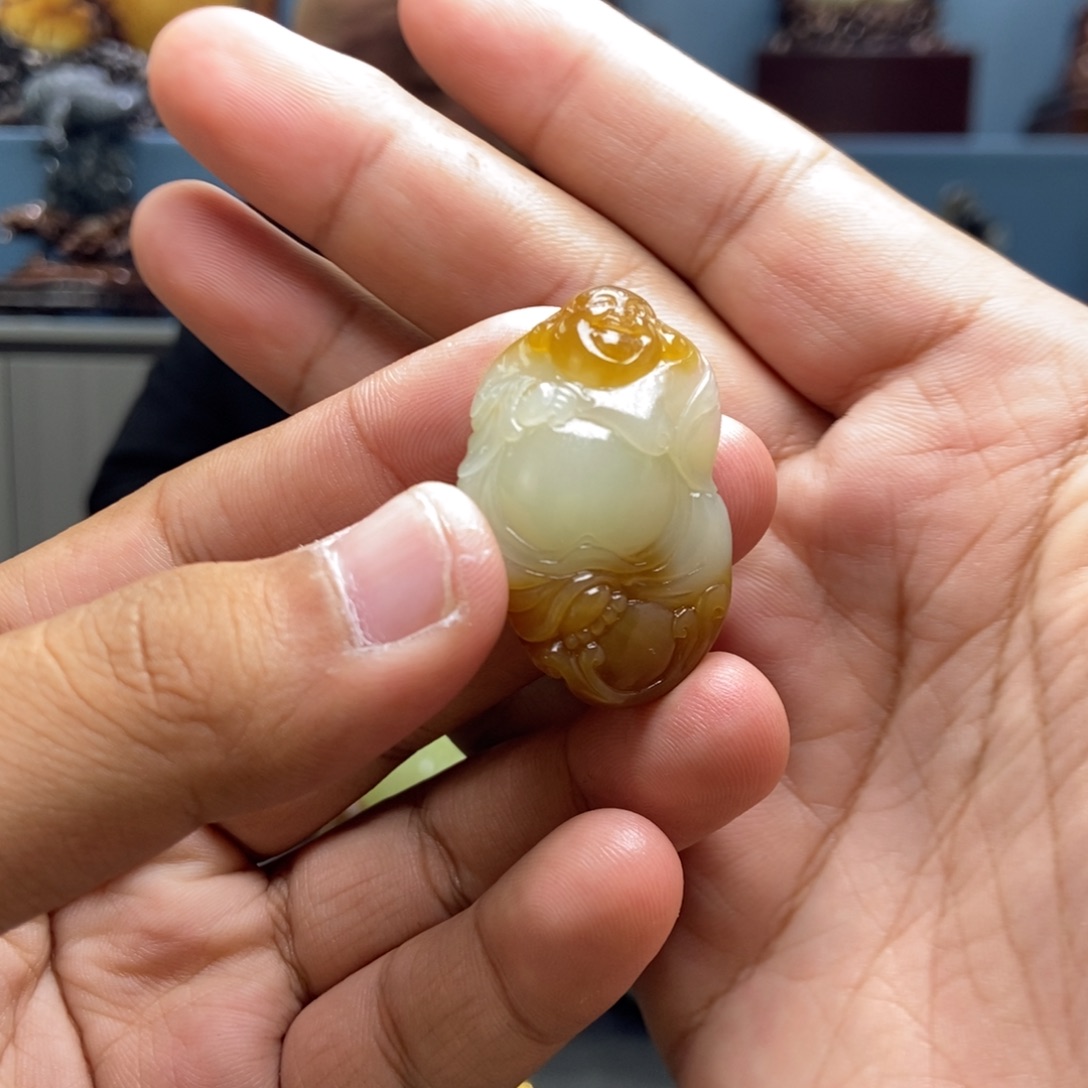 和田玉未镶嵌挂件