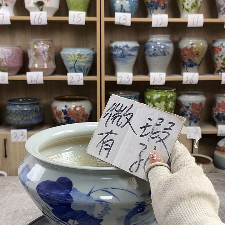 缸23xc景德镇陶瓷花盆
