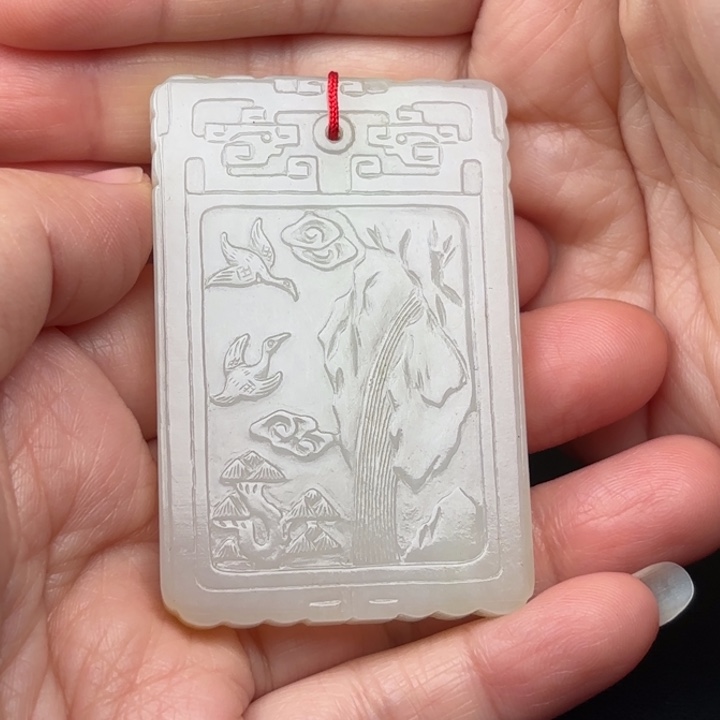 未镶嵌和田玉挂件润*